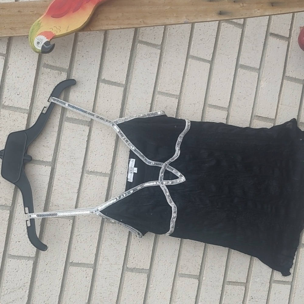 Moa Moa, Sequin Trim Cami Top